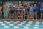 Swimming vs Babson  Wheaton College Swimming vs Babson College. - Photo By: KEITH NORDSTROM : Wheaton, Swimming, Babson